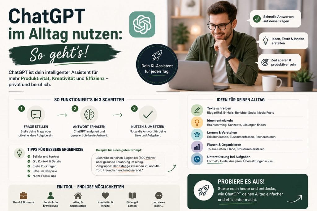 ChatGPT im Alltag nutzen: So geht's