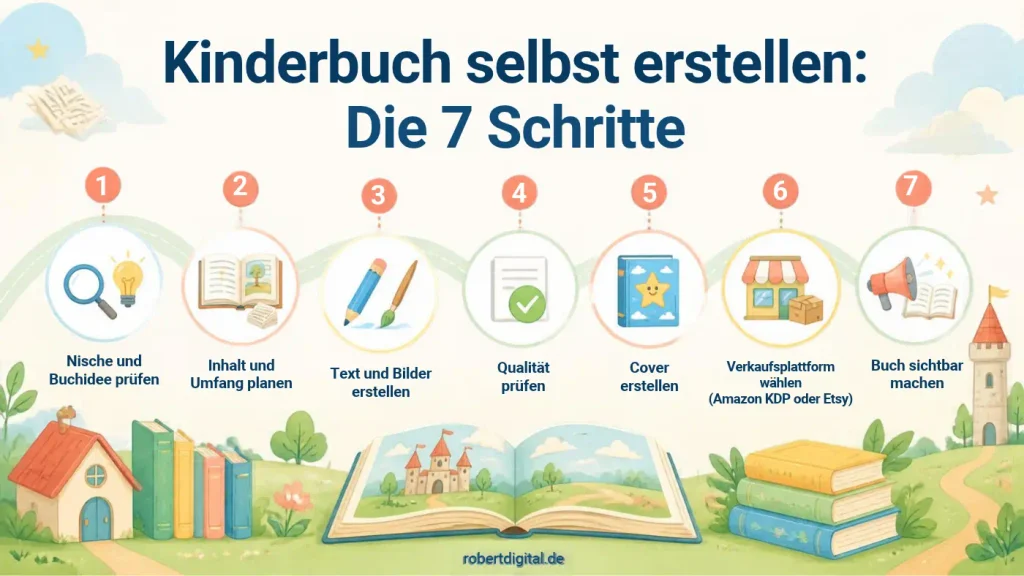 Kinderbuch selbst erstellen: die 7 Schritte von der Idee bis zum Verkauf