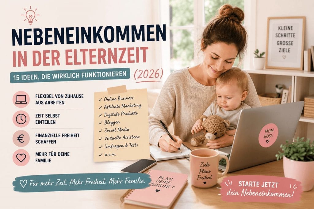 Nebeneinkommen in der Elternzeit – 15 Ideen die wirklich funktionieren