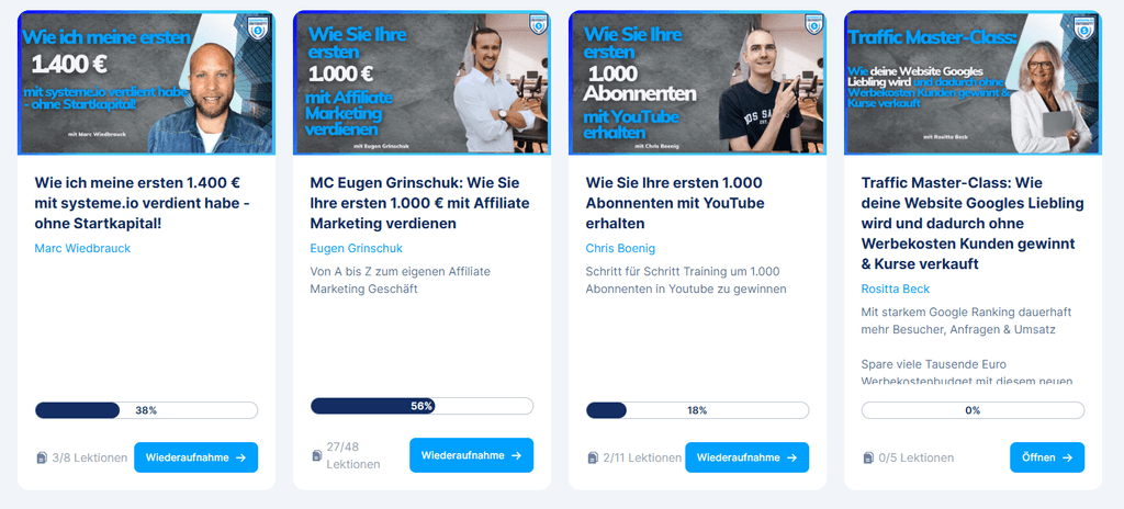 Screenshot 2026-08-23 204003 systeme.io Kurse für Nutzer