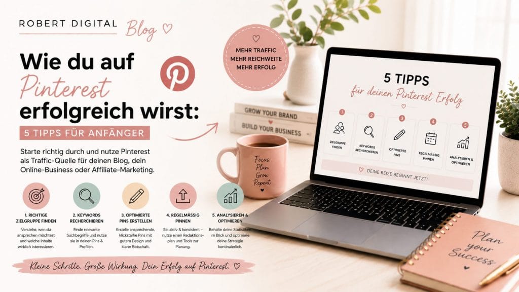 Wie du auf Pinterest erfolgreich wirst: 5 Tipps für Anfänger