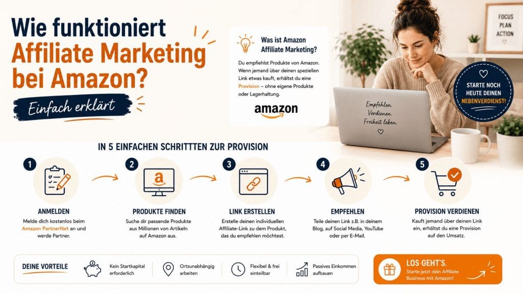 Wie funktioniert Affiliate Marketing bei Amazon? Einfach erklärt