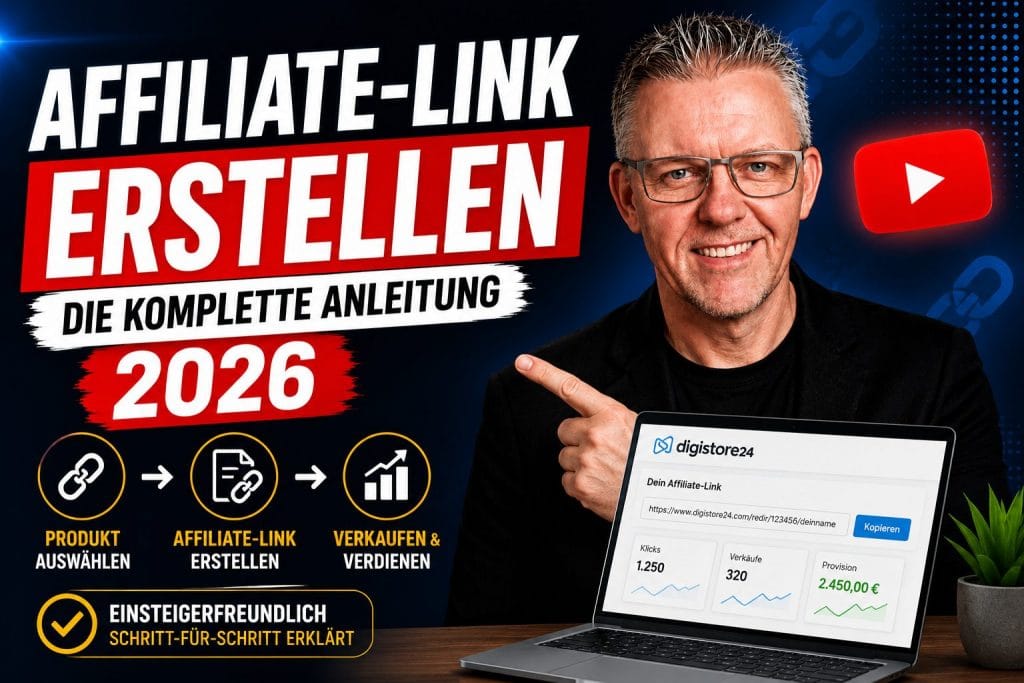 Affiliate Link erstellen – Die komplette Anleitung 2026 2 Affiliate-Link erstellen Schritt für Schritt Anleitung 2026