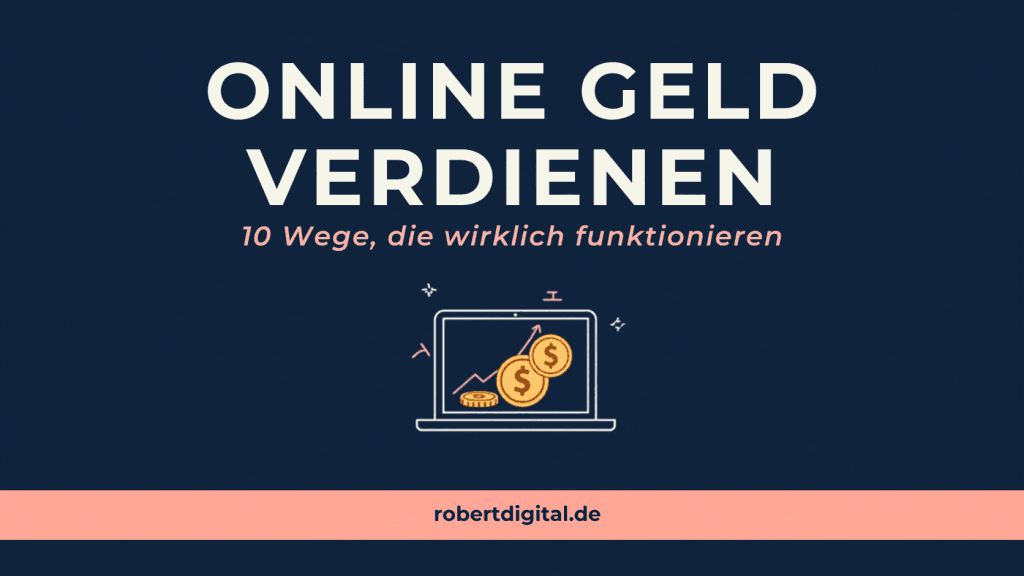 online Geld verdienen von zuhause am Laptop