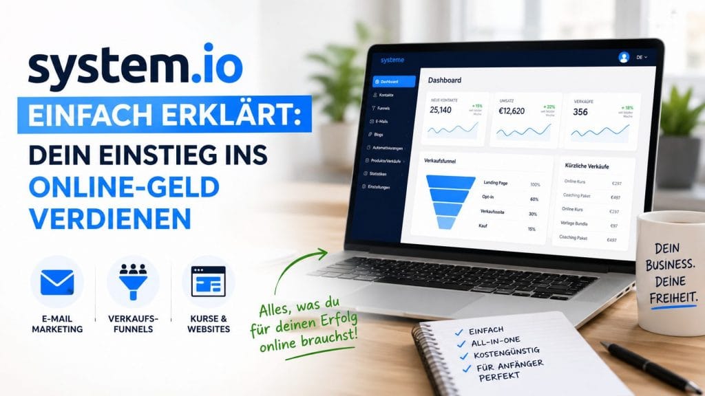 systeme-io einfach erklärt: Dein Einstieg ins Online-Geldverdienen